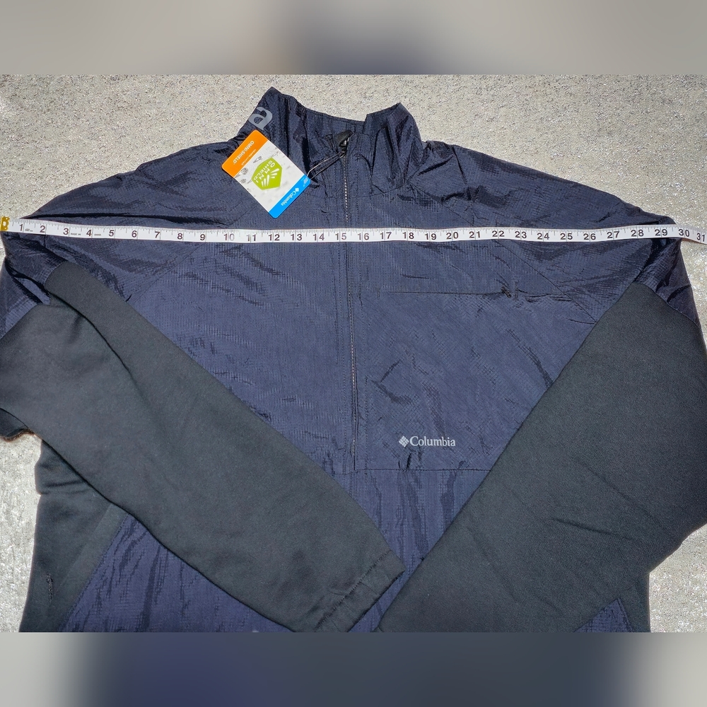 NWT Columbia Sportswear Men's Black Reversible Hybrid Jacket Size 2XL and S - Picture 9 of 10